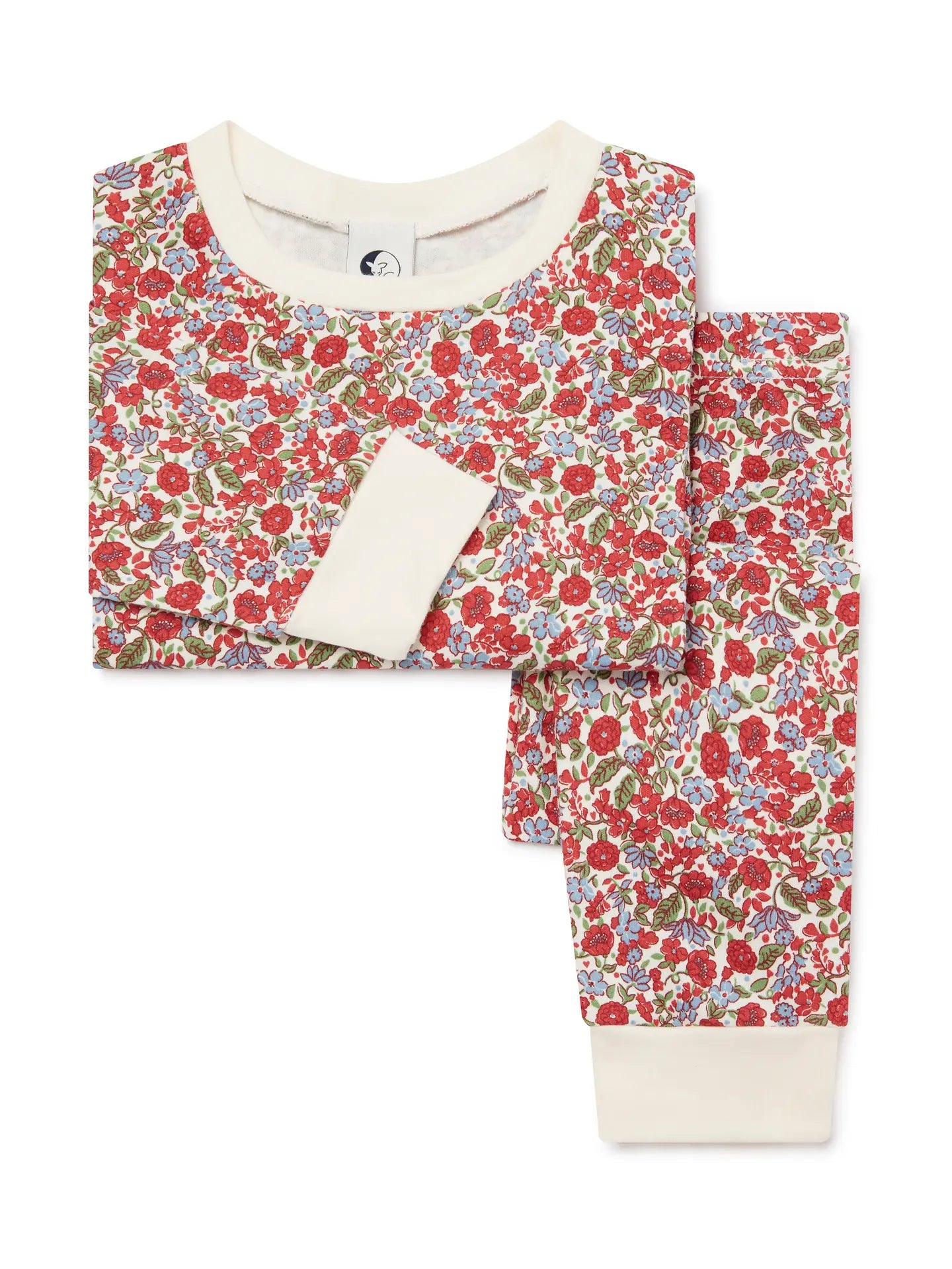 Sleepy Doe - Organic Cotton Red Floral Pyjamas