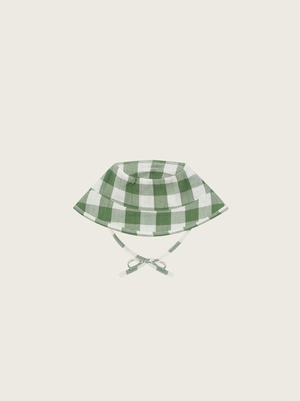 Organic Zoo - Dill Gingham Bucket Sun Hat