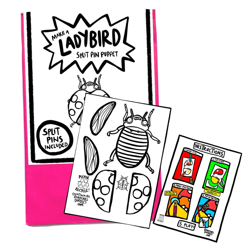 Split Pin Puppet Craft - Assorted