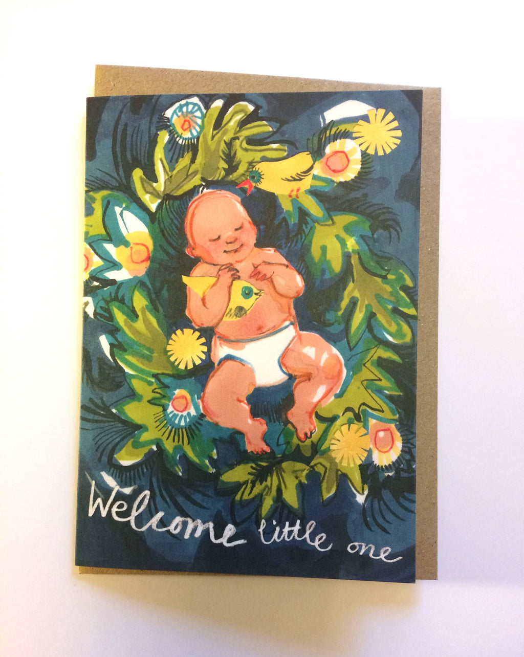 'Welcome Little One' Greetings Card