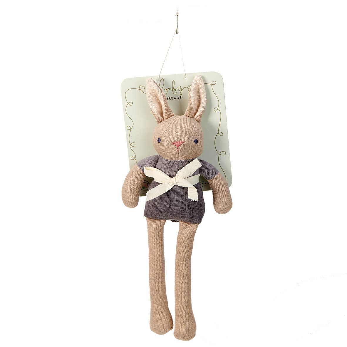 Baby Threads - Organic Cotton Taupe Bunny