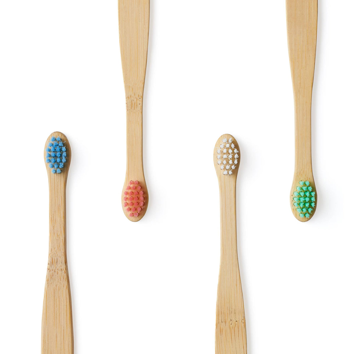 Baby's 0-3yrs Bamboo Toothbrush (4 Pack) - Soft Bristles