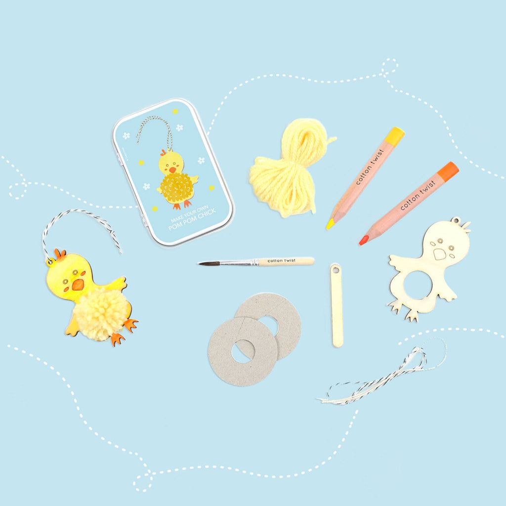 Make Your Own Pom Pom Chick Kit