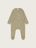 Organic Zoo - Fern Stripes Sleepsuit