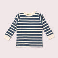 Little Green Radicals - Midnight Blue Striped Long Sleeve T-Shirt