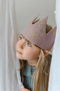 Lilac Linen Heirloom Party Crown