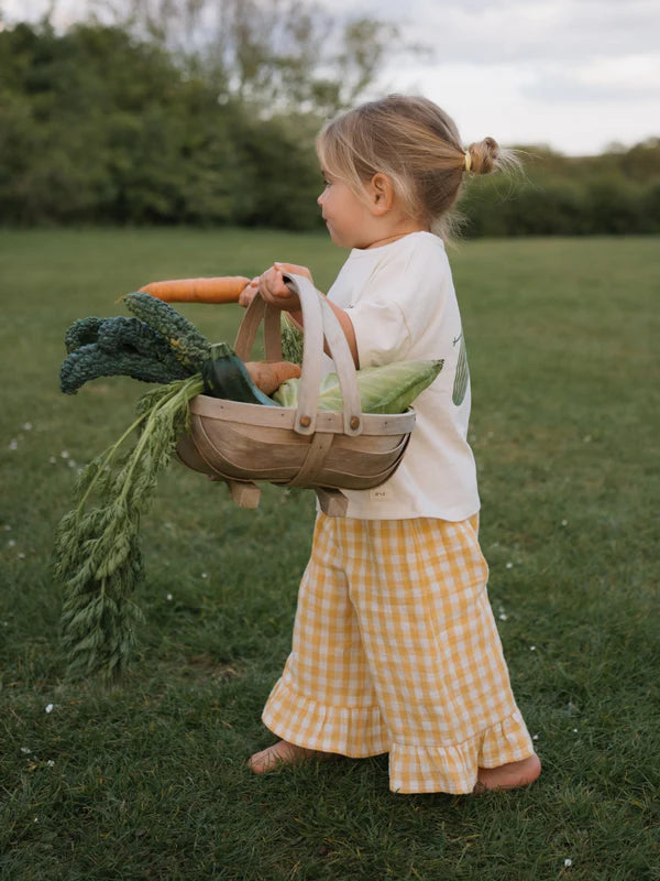 Organic Zoo - Honeycomb Gingham Frill Culottes