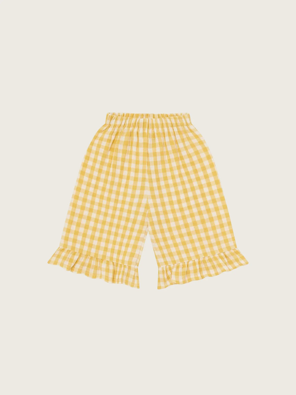 Organic Zoo - Honeycomb Gingham Frill Culottes