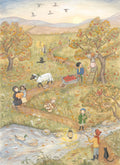 Anna Neima - 'Autumn Parade' Greetings Card