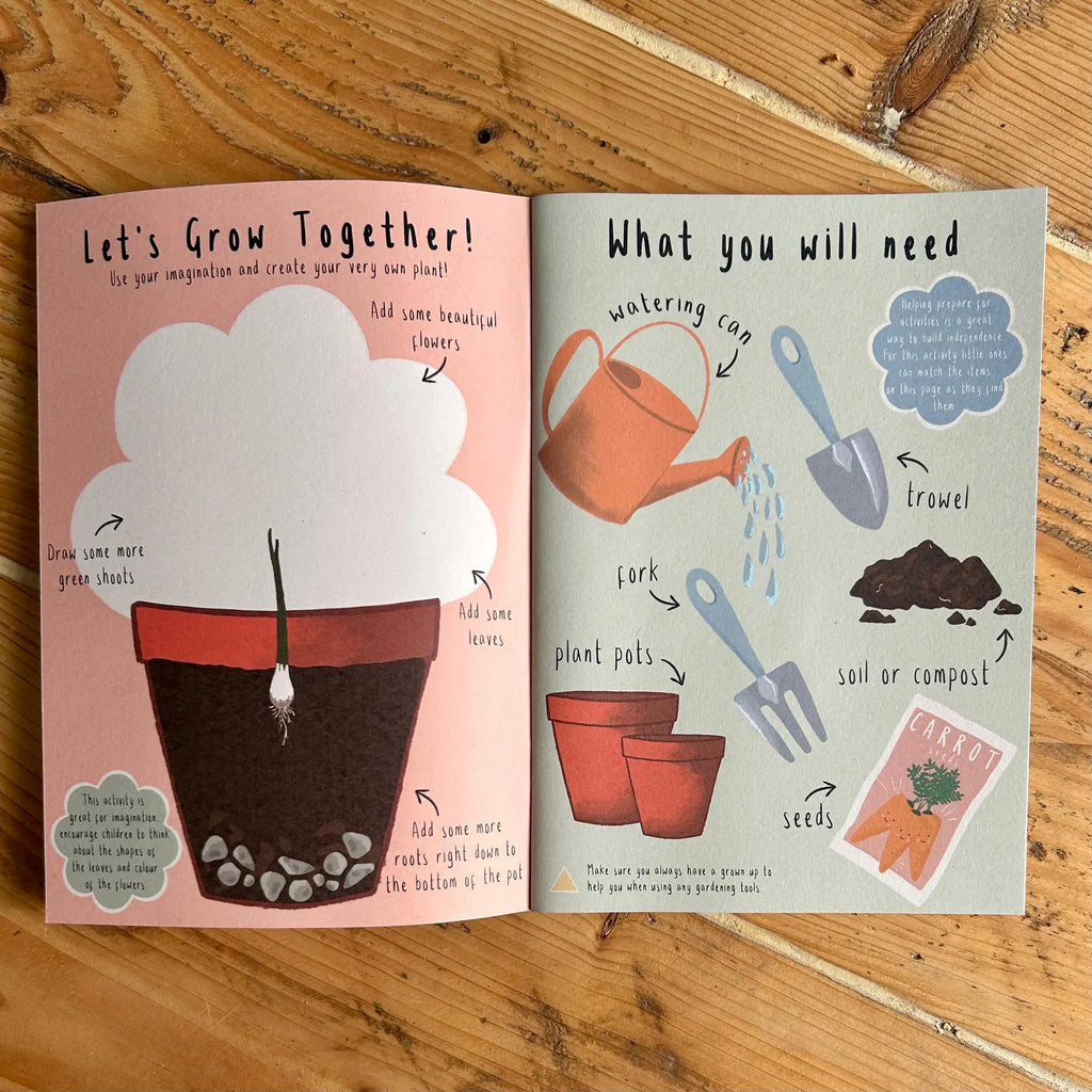 Little Explorers Garden Journal - Children’s Educational Outdoor Activity Book