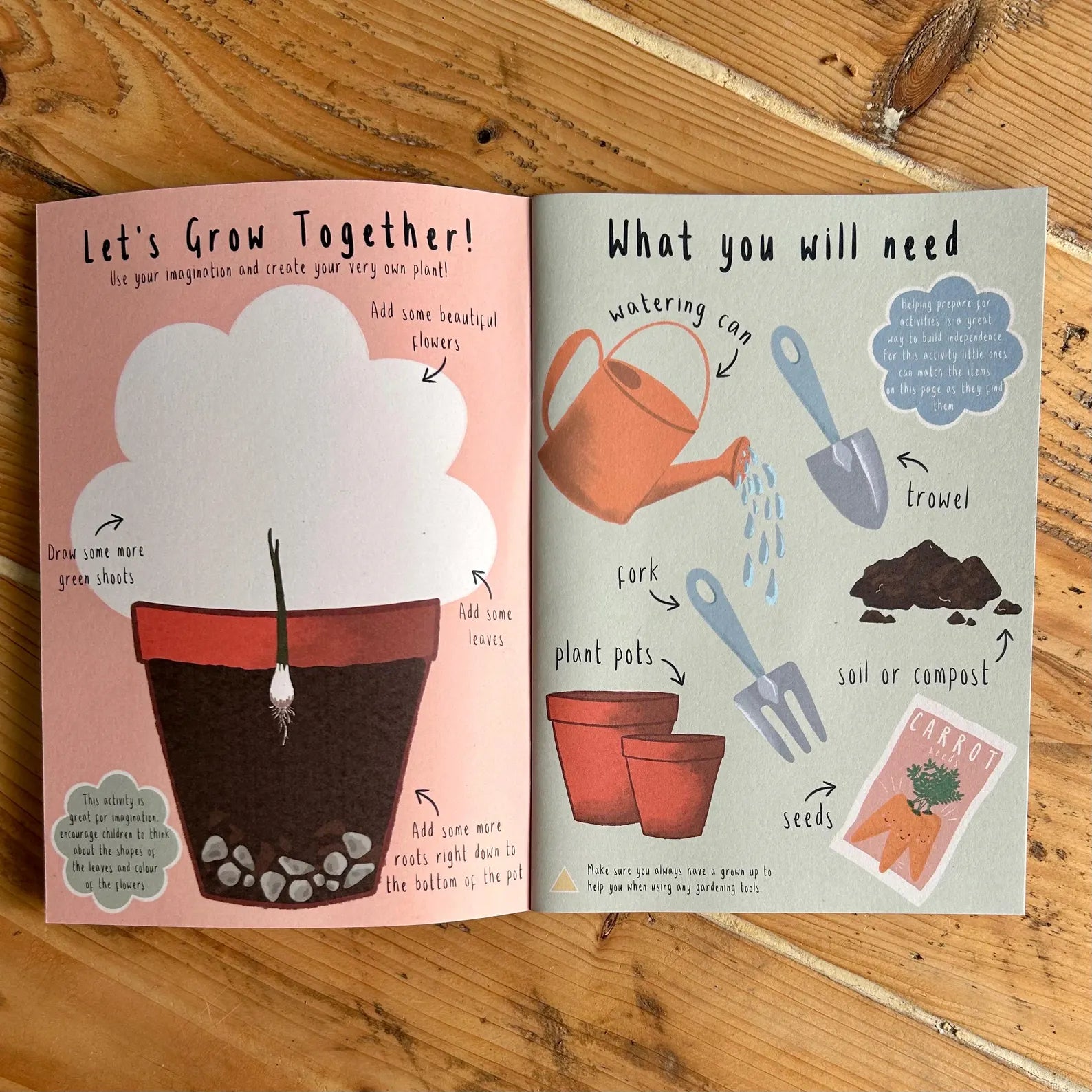 Little Explorers Garden Journal - Children’s Educational Outdoor Activity Book