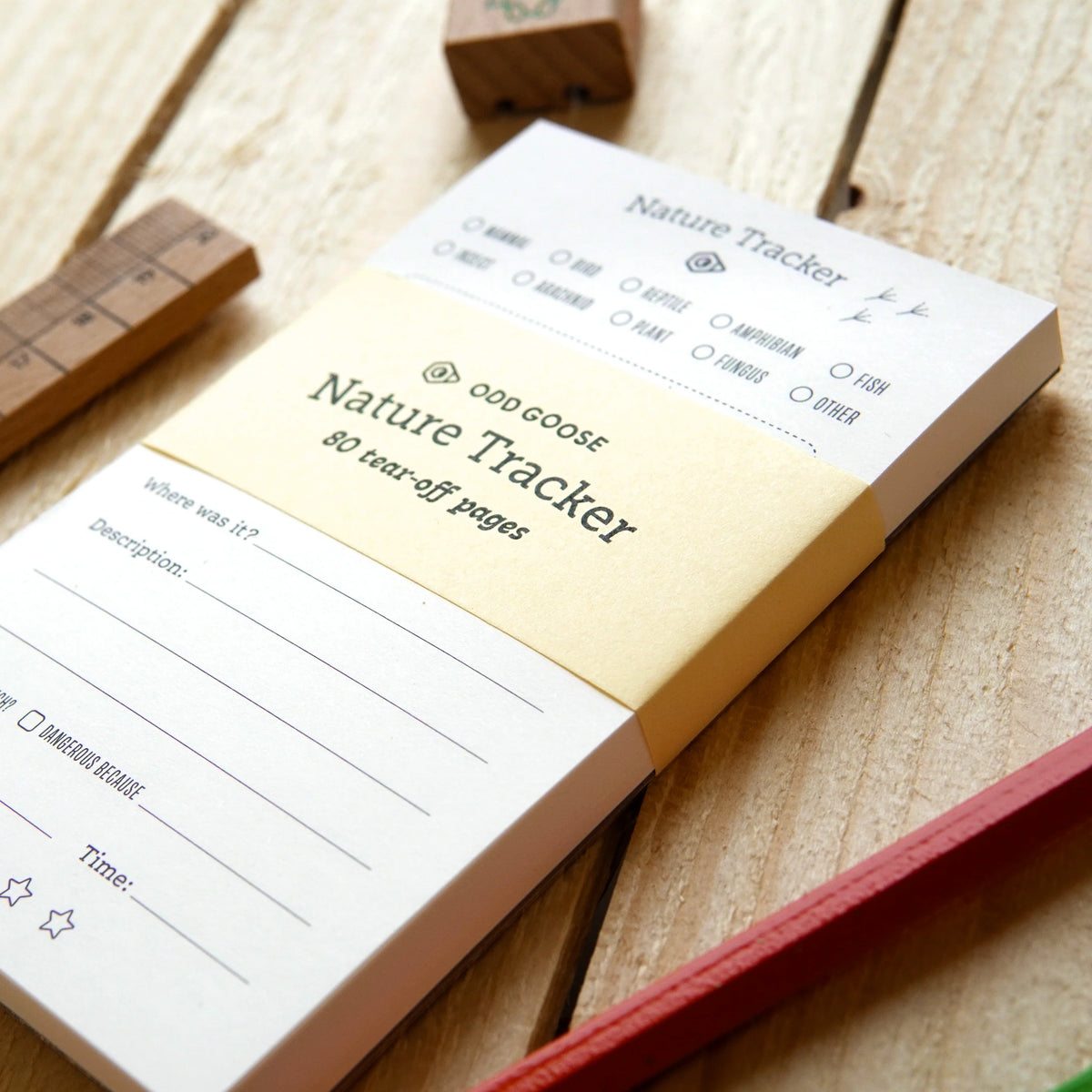 Nature Tracker Notepad
