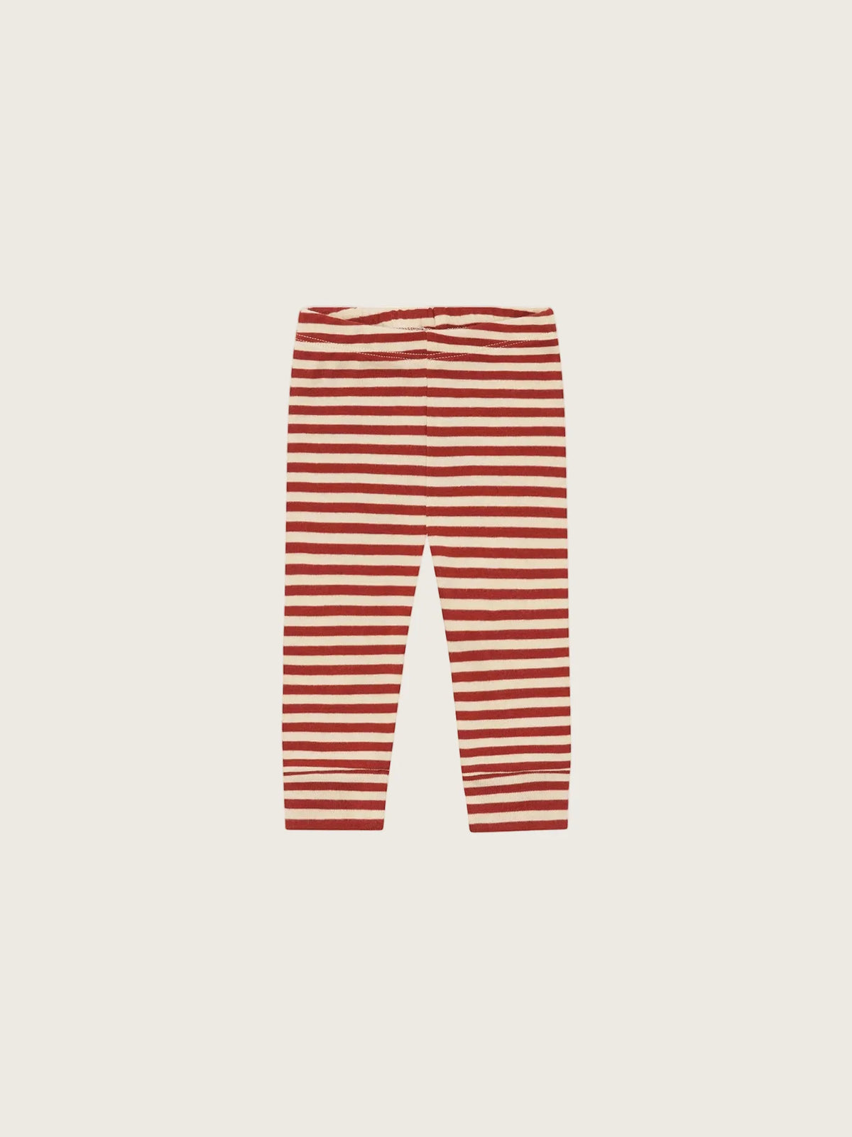 Organic Zoo - Paprika Stripes Cuffed Legging