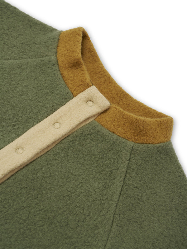 Organic Zoo - Pine Fleece High Neck Onesie