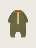 Organic Zoo - Pine Fleece High Neck Onesie