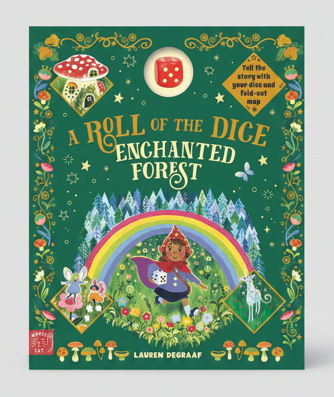 Roll the Dice Enchanted Forest, Board Game Book, by Lauren De Graaf