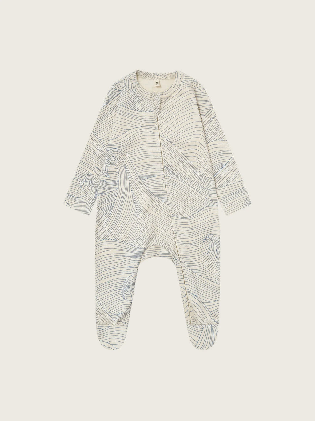 Organic Zoo - Seascape Zip Sleepsuit