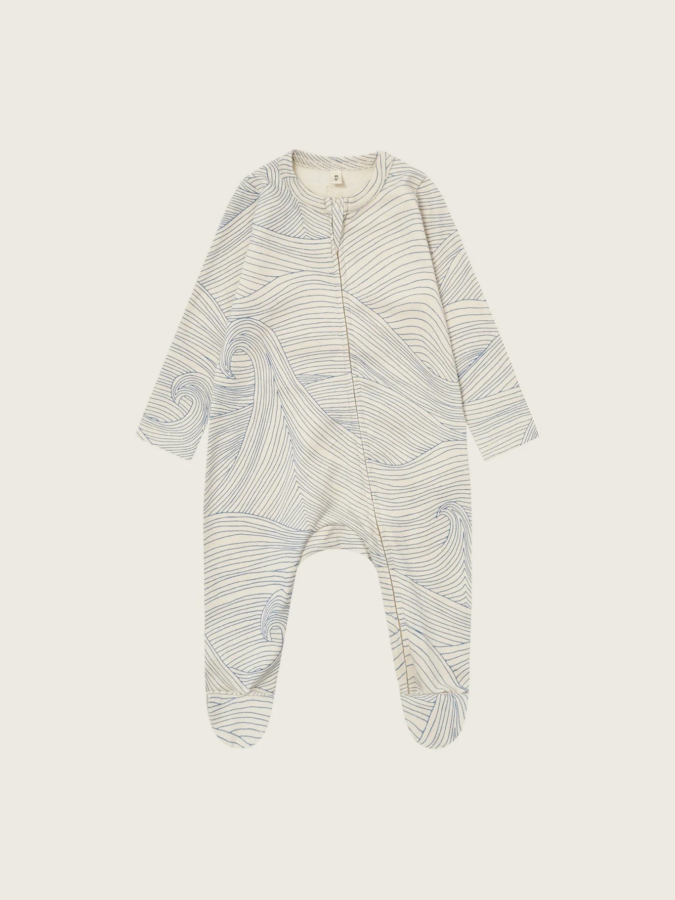 Organic Zoo - Seascape Zip Sleepsuit