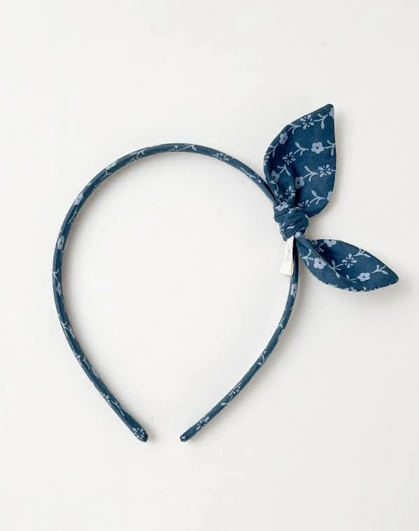 Hairband in Liberty Needlework Blue
