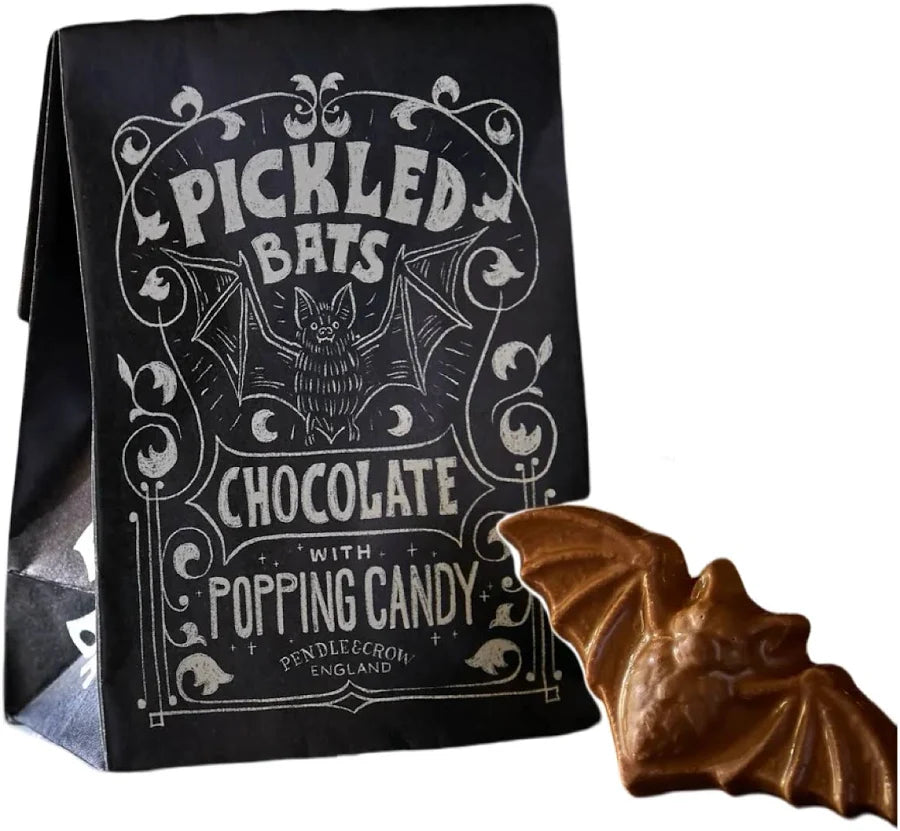 Pickled Chocolate Bats with Popping Candy